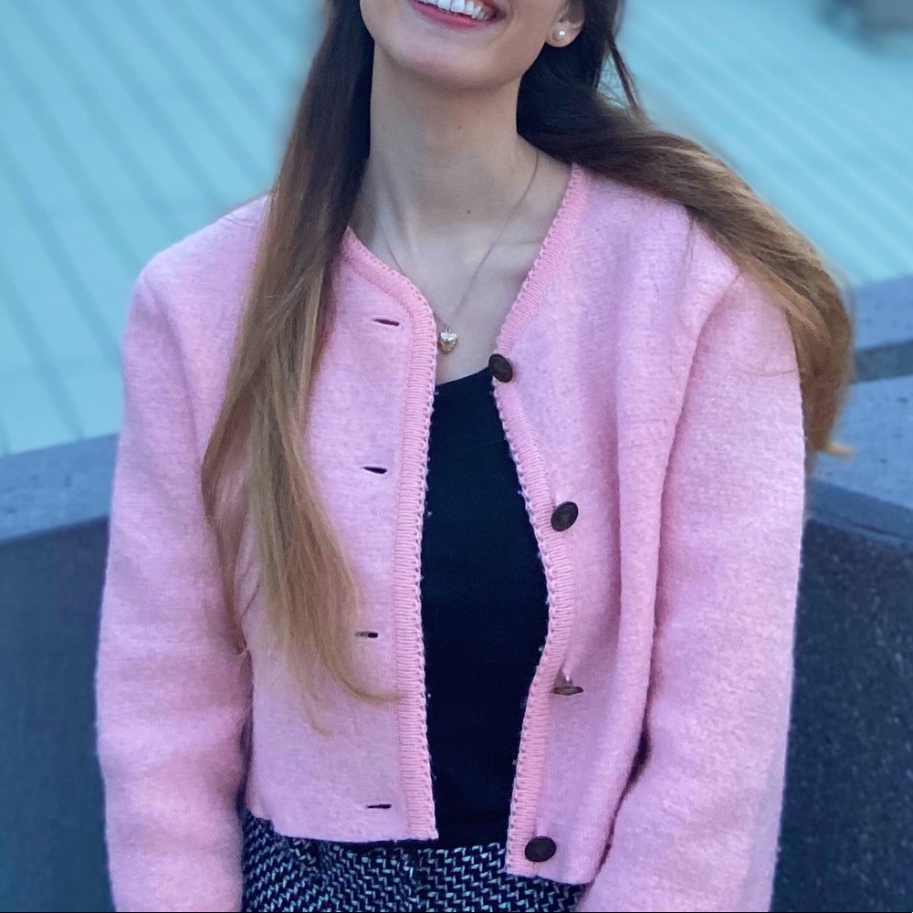 Pink dress top - sweater like, brand Tally-Ho Pollak Export Corp